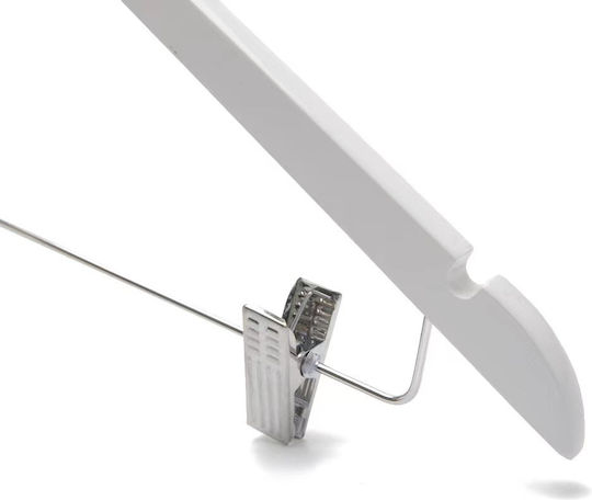 Set 20 Cârlige Metalice Anti-Furt Pentru Hotel Humero Alb