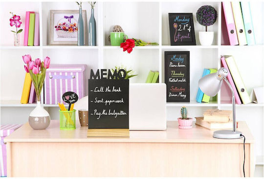 Securit Tafel Memo Tisch-Kreidetafel 34.5x21cm