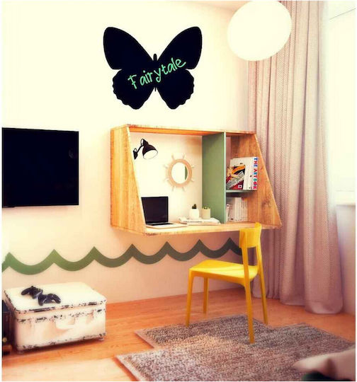 Securit Tablă neagră Fluture Tablă de Creță de Perete 31x35.5cm