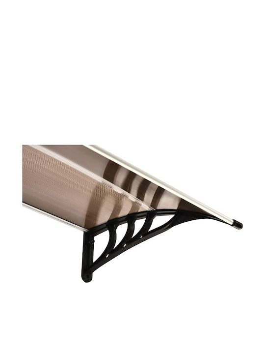 Outsunny Στέγαστρο Εισόδου 120 X 75 Cm Στέγαστρο Κλίση Πολυκαρβονικό