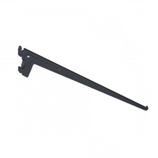 Element-System Braț pentru rafturi Dexion Negru cu 2 Agățători Lungime 35cm