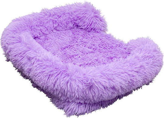 Katzenbett Fluffy Lila Fell Mωβ 50*40*13cm