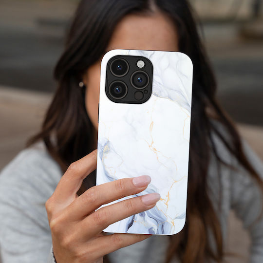 Калъф Sonique Marble Series Nothing Phone 3a Pro Бял 02