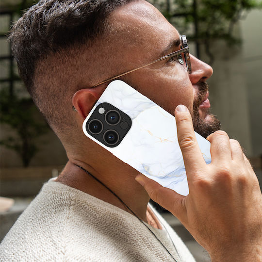 Калъф Sonique Marble Series Nothing Phone 3a Pro Бял 02