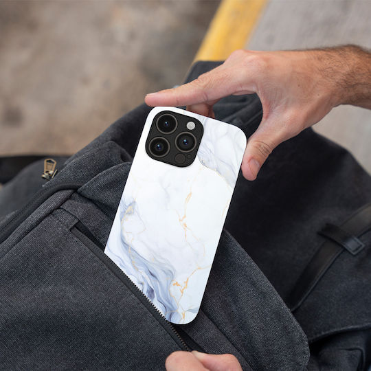 Калъф Sonique Marble Series Nothing Phone 3a Pro Бял 02