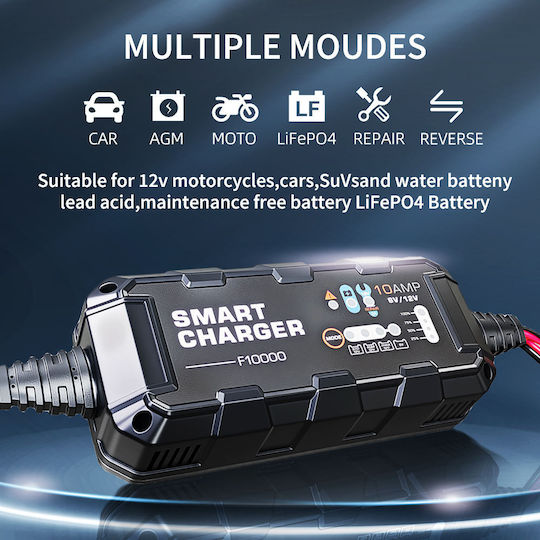 Bygd F10000 Car Battery Charger & Maintainer 6/12V F10000-100