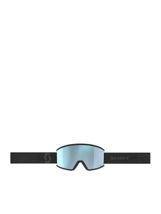 Scott Μάσκα Σκι & Snowboard Ενηλίκων Μαύρη με Φακό σε Μαύρο Χρώμα Scott Μάσκα Σκι & Snowboard Ενηλίκων Μαύρη με Φακό σε Μαύρο Χρώμα