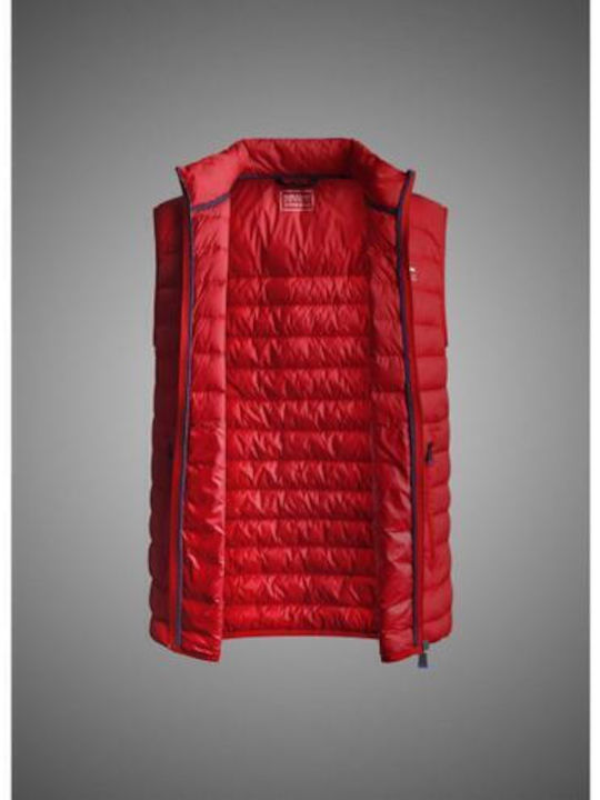 Sleeveless Jacket Puffer Mars Red