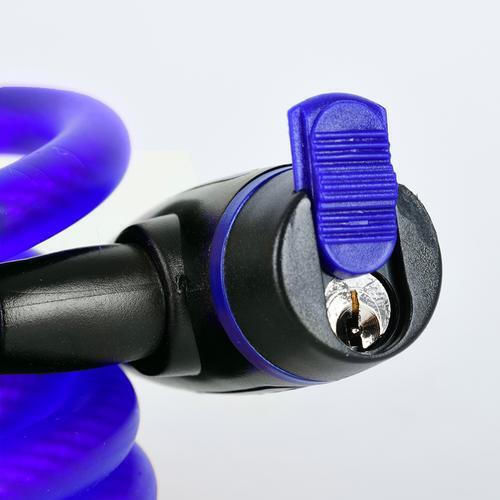 Cable Κλειδαριά Ποδηλάτου Κουλούρα με Συνδυασμό Μπλε