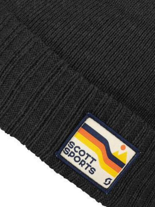 Beanie Ανδρικός Σκούφος Πλεκτός σε Μαύρο χρώμα