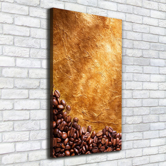 Panou Pânză Birou Decorare Interioară Boabe Cafea 50x100 Cm