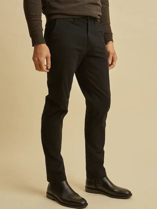 Hose Chino Elastisch Black