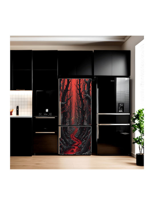 Printed Color Foil Refrigerator Decor Size 200 X 90cm Model Avx-fr12