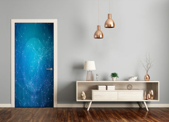 Decorative Sticker Door Star Constellation 95x205cm Tulup