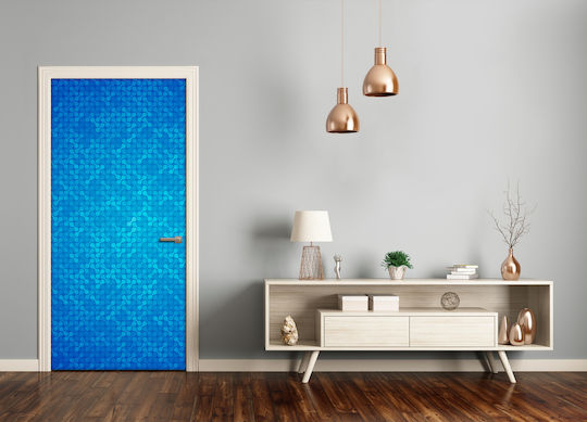 Decorative Sticker Door Abstract Background 95x205cm Tulup