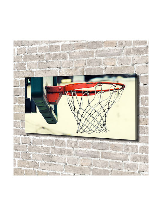 Interior Decoration Canvas Painting Basketball Hoop 140x70 Cm