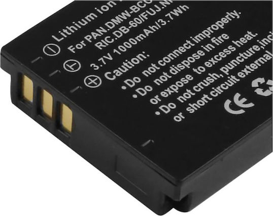 Avizar Li-ion Battery Panasonic Lumix Camera 3.7v Compatible Cga-s005 Black