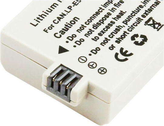 Avizar Li-ion Battery 1000mah Camera 7.4v Compatible Lp-e5 Canon Eos 1000d White