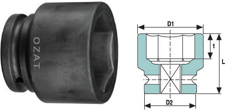 OZAT Карудаки Air Квадрат 1бр