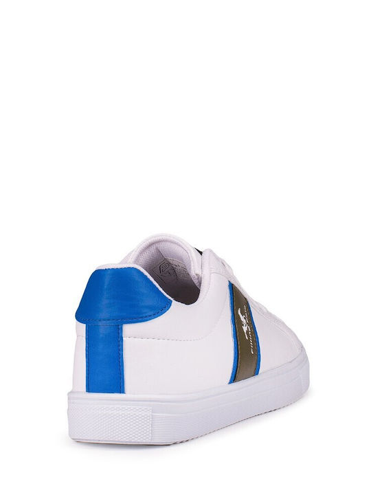 Ανδρικά Sneakers Λευκό Και Μπλε