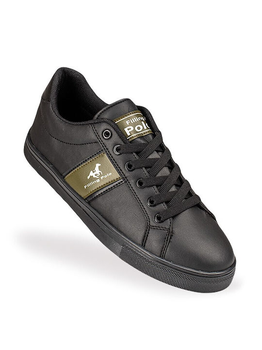 Herren Sneakers Μαύρο Και Χακί
