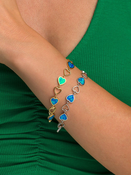 George Art Jewels Дамско Гривна от Сребърен Златно