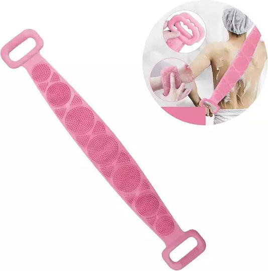 Bürste Rücken für Peeling Rosa 1Stück