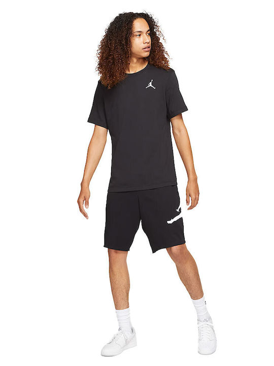 Jumpman Αθλητικό T-shirt Μαύρο