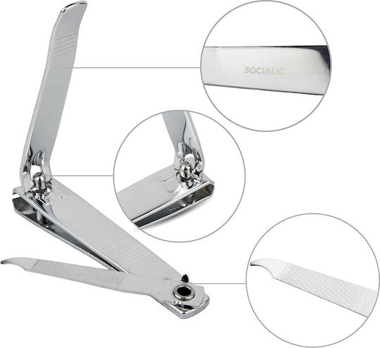 Unghieră Inox Argintiu EM-NAILSET-INOX-CASEFILE-4H7Q