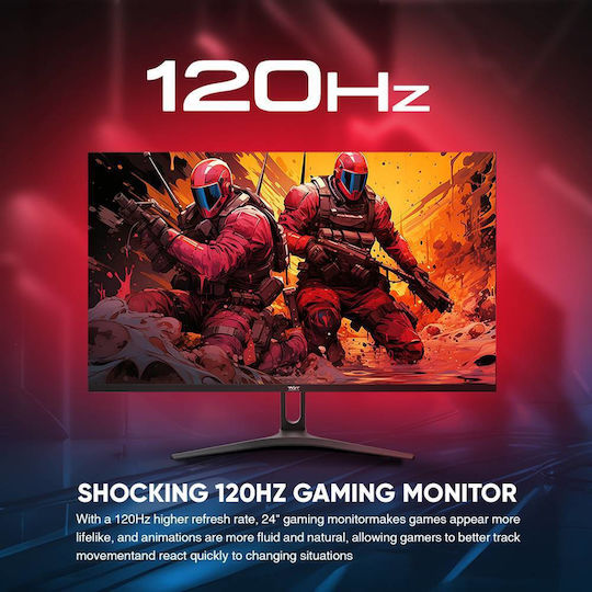 Armaggeddon XTREME SERIES XF24HD SUPER IPS HDR Gaming Monitor 24" FHD 1920x1080 με Χρόνο Απόκρισης 5ms GTG