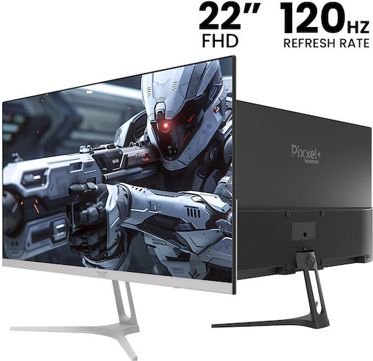 Armaggeddon PIXXEL+ PF22HD Super VA HDR Gaming Monitor 22" FHD 1920x1080 with Response Time 5ms GTG White