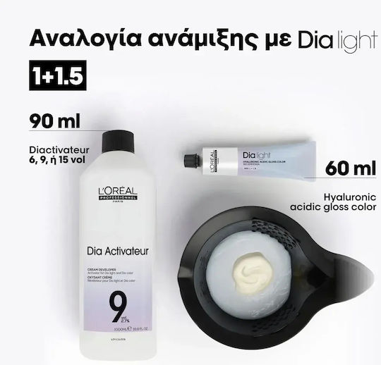 L'Oréal Professionnel Dia Light Toner Kein Ammoniak 10.82 Milchshake Hellblond Mokka Irizé 60ml