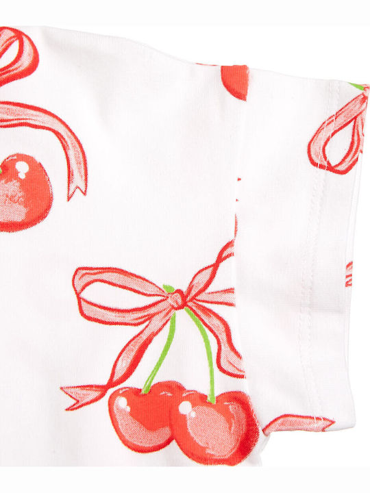 Kinder-Set mit Leggings Sommer 3Stück Weiß