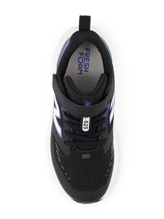 Fresh Foam 625 Παιδικά Sneakers με Σκρατς Μαύρα