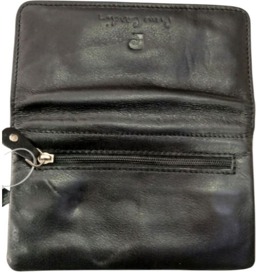 Pierre Cardin Tobacco Pouch Genuine Leather Black Colour 99400