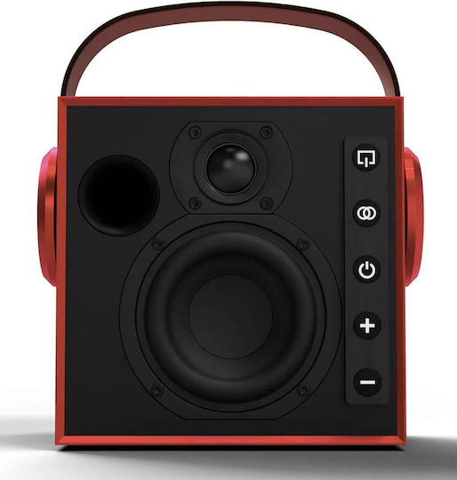 Morel Biggie Ηχείο Bluetooth 60W με Διάρκεια Μπαταρίας έως 20 ώρες Ruby Red