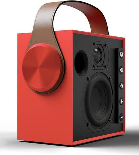 Morel Biggie Ηχείο Bluetooth 60W με Διάρκεια Μπαταρίας έως 20 ώρες Ruby Red