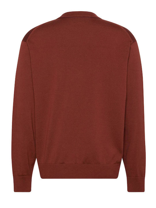 Long Sleeve Burgundy Sweater