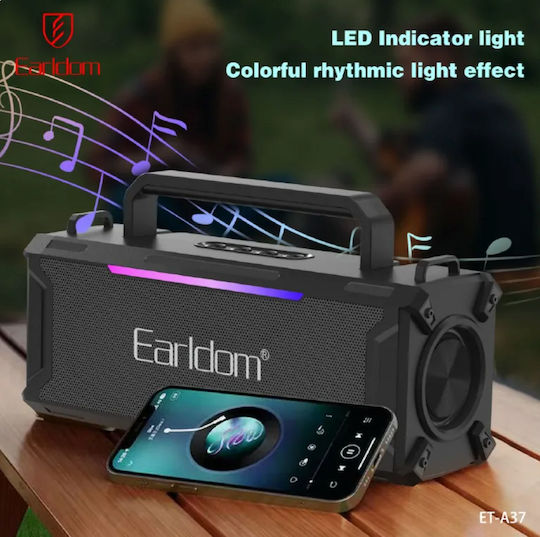 Earldom A37 Bluetooth-Lautsprecher Schwarz
