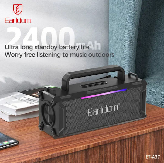 Earldom A37 Bluetooth-Lautsprecher Schwarz