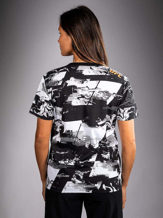 Venum Women's Short Sleeve Martial Arts Shirt VNMUFC-00452-108 for MMA White
