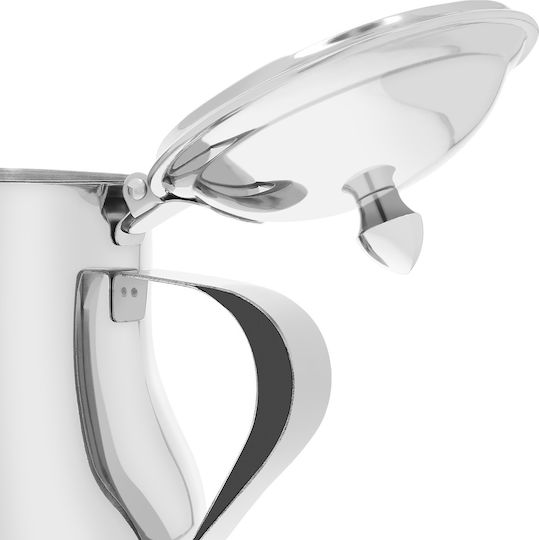 Signature Stainless Steel Teapot Capacity 1l Spout Lid Silver