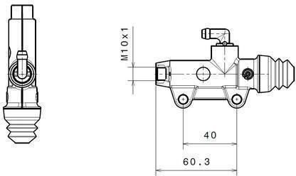 Brembo 910a90390 High Performance Hydraulic Brake Master Cylinder
