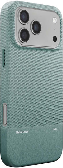 Native Union Задна корица Кожа Зелен (iPhone 17 Pro Max)