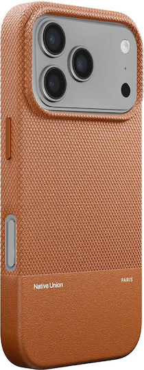 Native Union Back Cover Δερμάτινο Καφέ (iPhone 17 Pro)