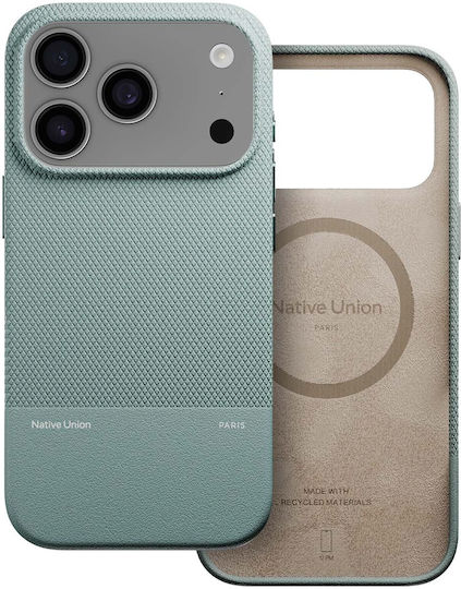 Native Union Back Cover Δερμάτινο Πράσινο (iPhone 17 Pro)