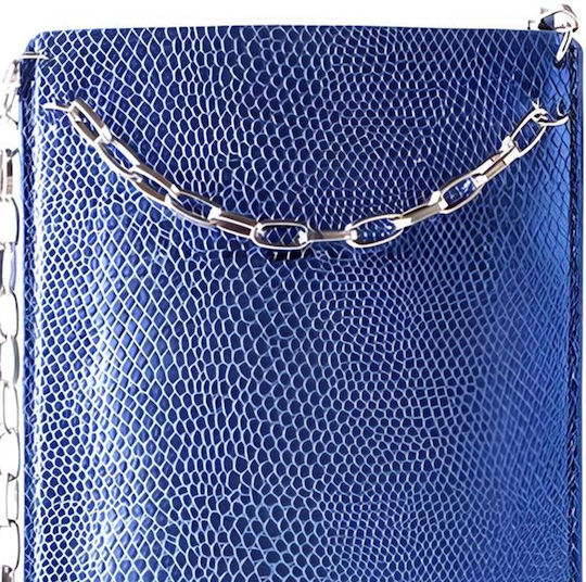 Puro Glam Chain Sock & Pouch up to 6.7" Blue PGPCCHAIN2XL