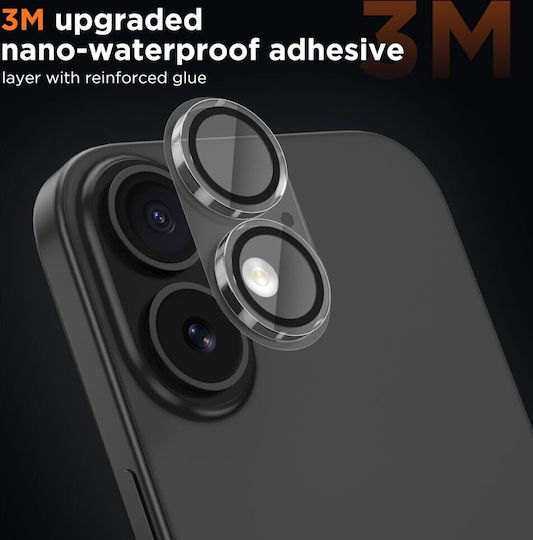 Tech-Protect Camfull Fit+ Протектор За Камера Закалено Стъкло Прозрачен За iPhone 17