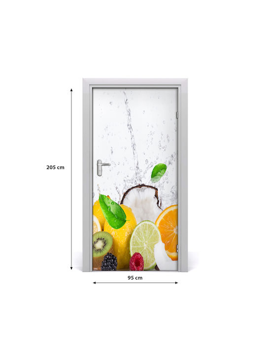 Dekorativer Aufkleber Tür Fruit 1Stück 95x205cm Tulup
