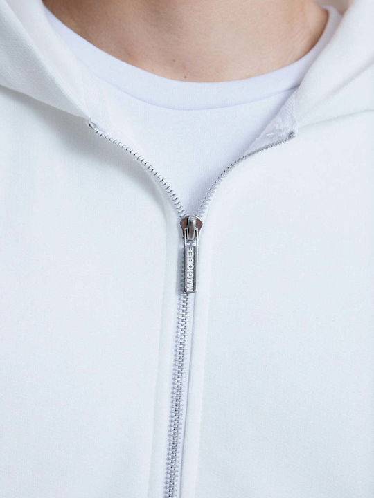 Ζακέτα με Κουκούλα Off White